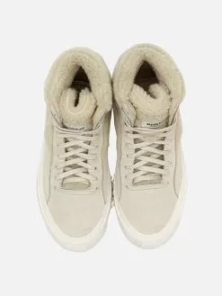 BRANDBLACK Women's Capo Natural Shearling High Top Sneaker -Fashion Clothing Shop W521BBxNATURALSHEARLINGxAlt3 52213425