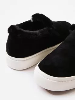 Vaneli Women's Ylona Sneaker -Fashion Clothing Shop YLONAxBLACKSUEDEBLACKFAUXFURxAlt4 76452813