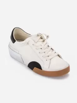 Dolce Vita Women's Zina Sneaker -Fashion Clothing Shop ZINAxWHITEBLACKLEATHERxAlt2 101066454