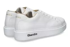 Church's Sneaker MACH 1 WHITE SOFT CALF -Fashion Clothing Shop church s sneaker mach 1 soft calf white soft pink 232500056 2