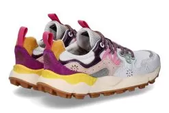 Flower Mountain Sneaker YAMANO 3 WOMAN SUEDE MESH WHITE PASTELL MULTI -Fashion Clothing Shop flower mountain sneaker yamano suede mesh pastel 236900289 2