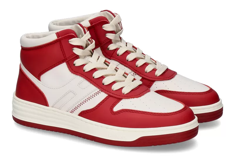 Hogan Sneaker BASKET WHITE RED 1 Hogan Sneaker BASKET WHITE RED