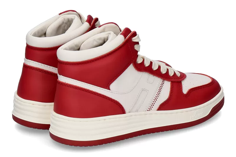 Hogan Sneaker BASKET WHITE RED 3 Hogan Sneaker BASKET WHITE RED - Image 3