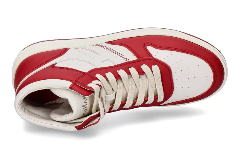 Hogan Sneaker BASKET WHITE RED 4 Hogan Sneaker BASKET WHITE RED - Image 4