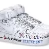 Nike By Ballo Da Sola Sneaker AIR FORCE ONE MID WHITE
