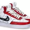 Nike Customized By Ballo Da Sola Mid-Cut CARTOON ROSSO