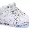 Nike Customized Sneaker By Ballo Da Sola Mid GRAFITTI