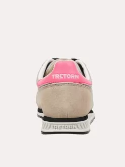 Tretorn Women's Rawlins2 Sneaker -Fashion Clothing Shop rawlins2 stone neonpink neonpinkalt2