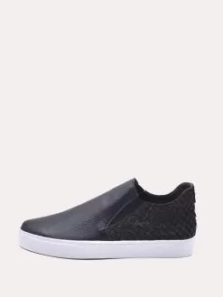 Kaanas Bari Leather Sneaker -Fashion Clothing Shop t00006s blackalt1