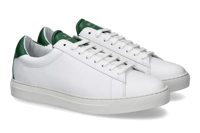 Zespa Sneaker WOMAN APLA NAPPA WHITE GREEN 1 Zespa Sneaker WOMAN APLA NAPPA WHITE GREEN