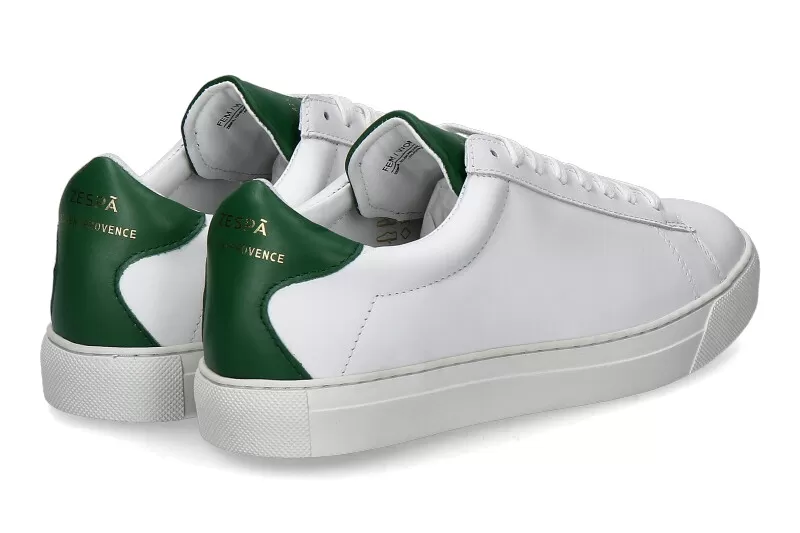 Zespa Sneaker WOMAN APLA NAPPA WHITE GREEN 3 Zespa Sneaker WOMAN APLA NAPPA WHITE GREEN - Image 3