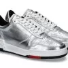 Zespa Sneaker MAX CUIR FANTAISIE SILVER